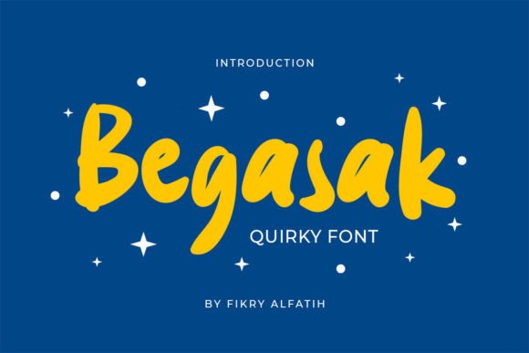 Begasak: A Bold Font for Creative Expression