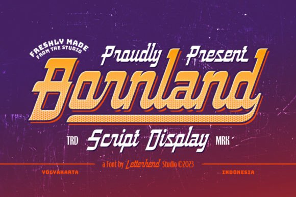 Borndland: A Bold Font for Business Branding