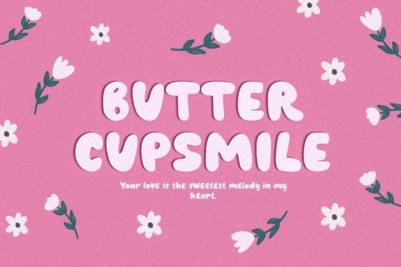 Butter Cupsmile Font