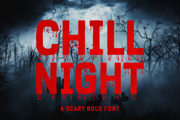 Chill Night Font for Creative Design
