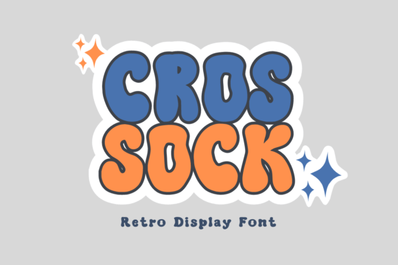 Crossock: A Nostalgic Display Font