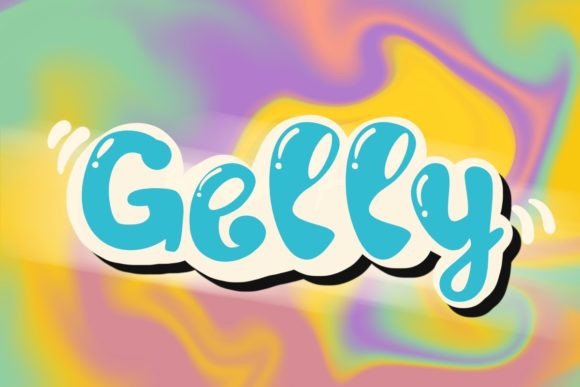 Cute Gelly Font for Creative Design