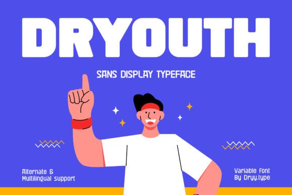Dryouth: A Bold Font for Dynamic Campaigns