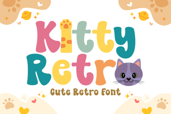 Kitty Retro Font Adds Nostalgic Flair to Branding