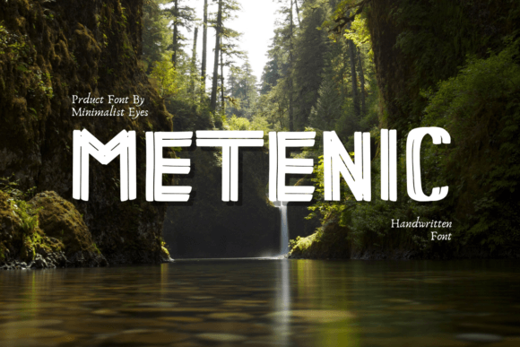 Metenic: A Quirky Display Font