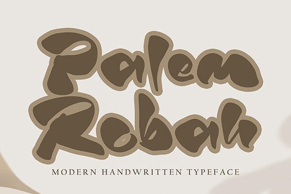 Palem Robah Font for Creative Design