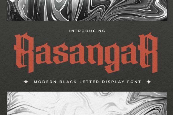 Rasangar Font for Creative Projects