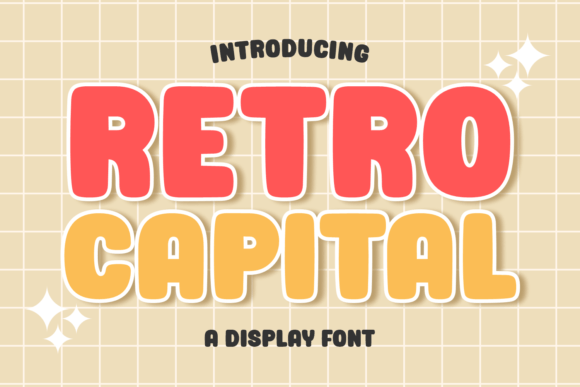 Retro Capital Font for Bold Branding