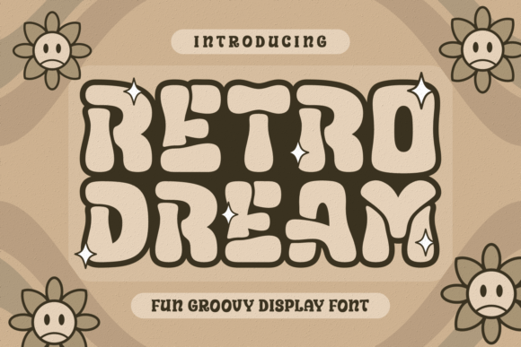 Retro Dream Font for Editorial Design