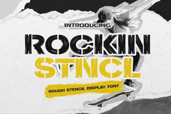 Rockin Stncl: A Bold Font for Business Branding