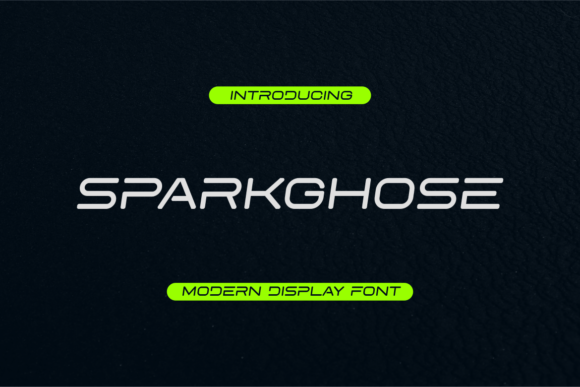 Sparkghose: A Magical Display Font