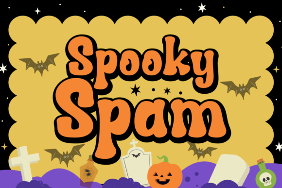 Spooky Spam Font for Halloween Campaigns
