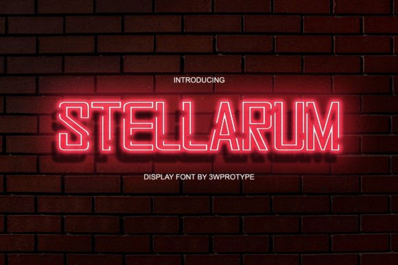 Stellarum Font for Business Branding