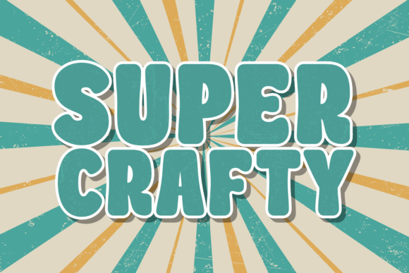 Super Crafty: A Bold Font for Creative Campaigns
