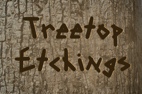 Treetop Etchings Font for Bold Branding
