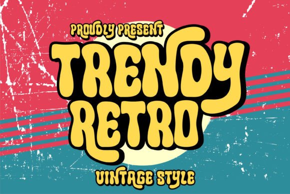 Trendy Retro Font for Business Branding