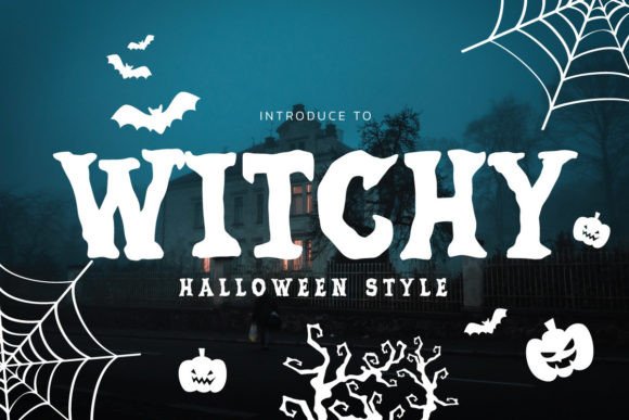 Witchy Font for Halloween Web Design